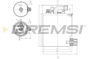 Kraftstofffilter BREMSI FE0836