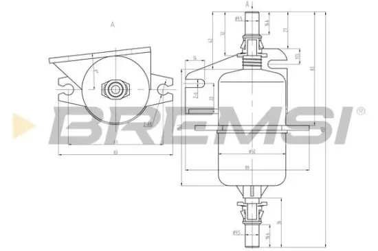 Kraftstofffilter BREMSI FE0842 Bild Kraftstofffilter BREMSI FE0842