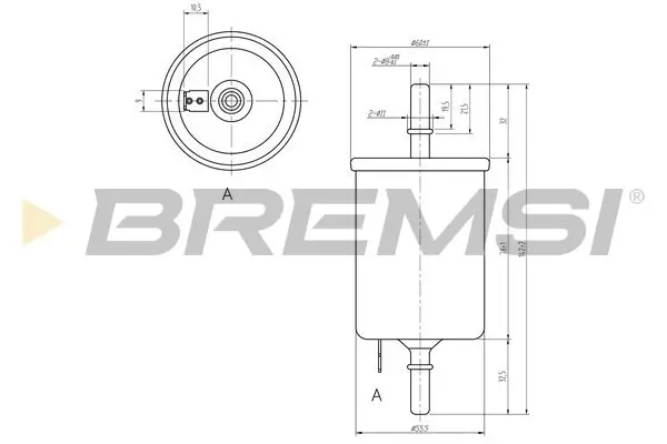 Kraftstofffilter BREMSI FE0844