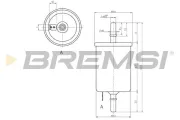 Kraftstofffilter BREMSI FE0844