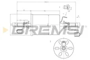 Kraftstofffilter BREMSI FE0845