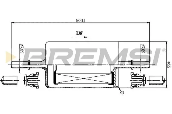 Kraftstofffilter BREMSI FE0846