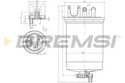 Kraftstofffilter BREMSI FE1310