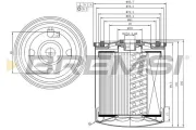 Kraftstofffilter BREMSI FE1312