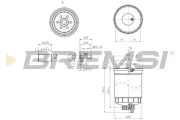 Kraftstofffilter BREMSI FE1316