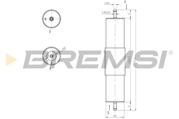 Kraftstofffilter BREMSI FE1318