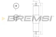 Kraftstofffilter BREMSI FE1318