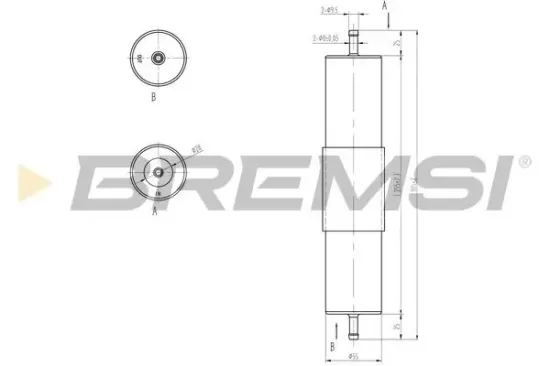 Kraftstofffilter BREMSI FE1318 Bild Kraftstofffilter BREMSI FE1318