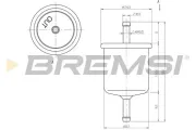 Kraftstofffilter BREMSI FE1514