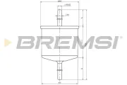 Kraftstofffilter BREMSI FE1887