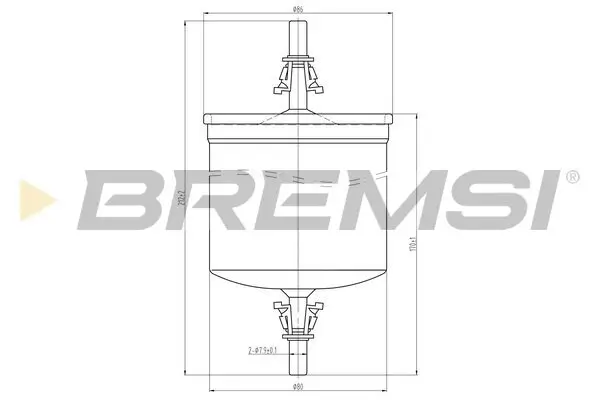 Kraftstofffilter BREMSI FE1891