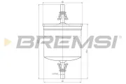 Kraftstofffilter BREMSI FE1891