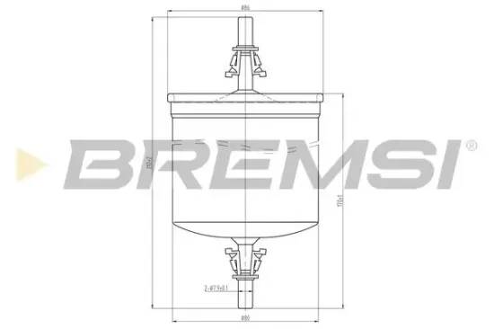 Kraftstofffilter BREMSI FE1891 Bild Kraftstofffilter BREMSI FE1891