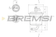 Kraftstofffilter BREMSI FE1892