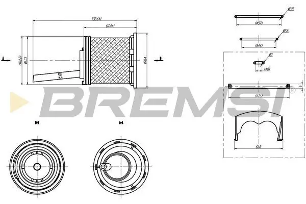 Kraftstofffilter BREMSI FE2439