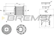 Kraftstofffilter BREMSI FE2439