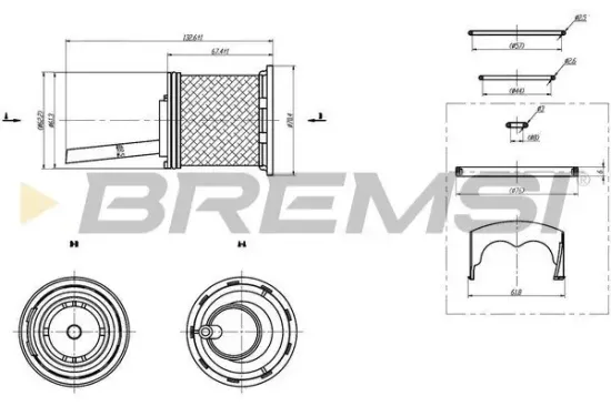 Kraftstofffilter BREMSI FE2439 Bild Kraftstofffilter BREMSI FE2439