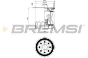 Ölfilter BREMSI FL0026