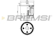 Ölfilter BREMSI FL0031
