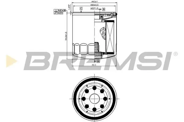Ölfilter BREMSI FL0032