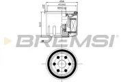 Ölfilter BREMSI FL0141