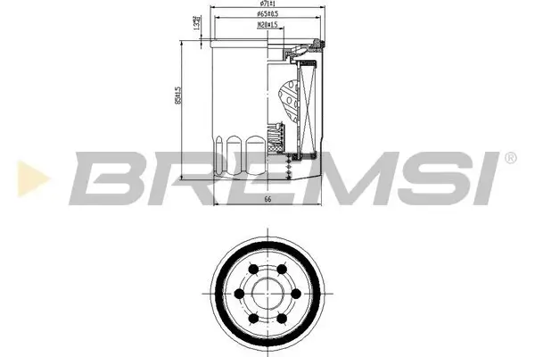 Ölfilter BREMSI FL0144