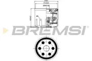 Ölfilter BREMSI FL0277