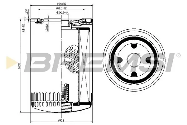 Ölfilter BREMSI FL0285