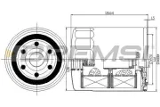Ölfilter BREMSI FL0711