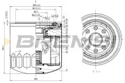 Ölfilter BREMSI FL1818