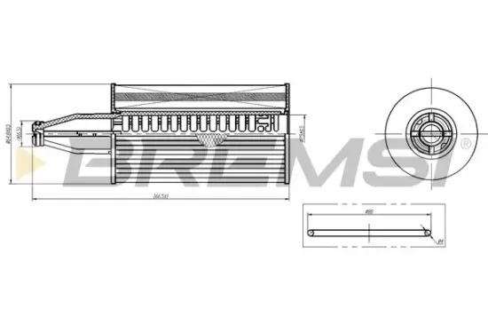 Ölfilter BREMSI FL2470 Bild Ölfilter BREMSI FL2470