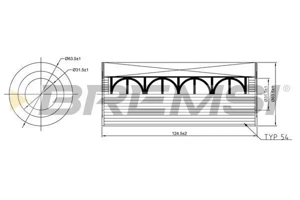 Ölfilter BREMSI FL2550