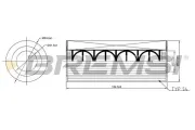 Ölfilter BREMSI FL2550