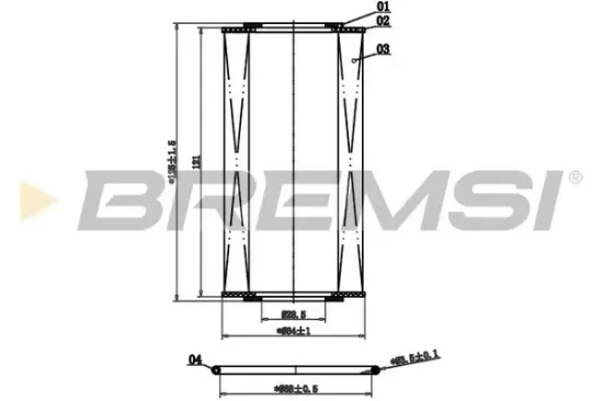 Ölfilter BREMSI FL2893 Bild Ölfilter BREMSI FL2893