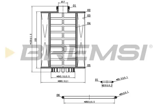 Ölfilter BREMSI FL2894