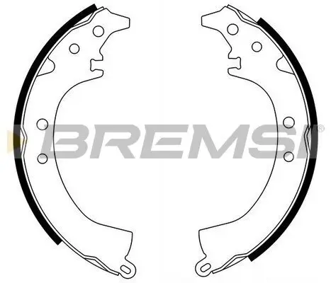 Bremsbackensatz Hinterachse BREMSI GF0667 Bild Bremsbackensatz Hinterachse BREMSI GF0667