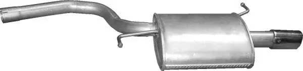 Endschalldämpfer hinten POLMO 01.125