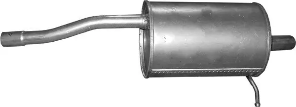 Endschalldämpfer hinten POLMO 02.29