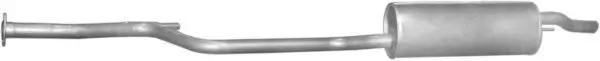 Endschalldämpfer hinten POLMO 03.56