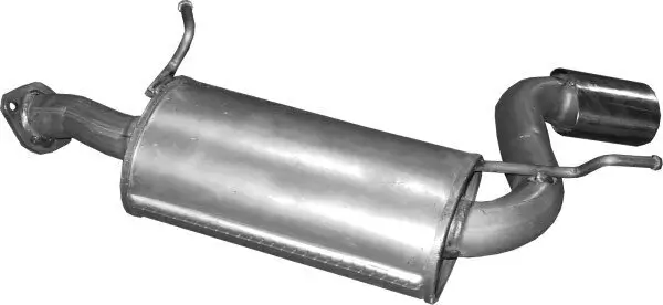 Endschalldämpfer hinten links POLMO 05.76