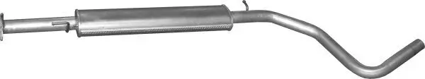 Mittelschalldämpfer hinten POLMO 07.445