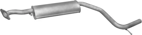 Mittelschalldämpfer mitte POLMO 08.554