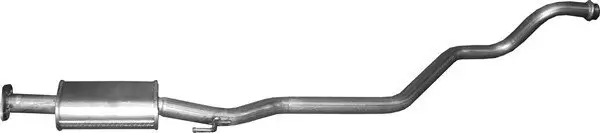 Mittelschalldämpfer Mitte POLMO 10.40