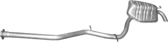 Endschalldämpfer hinten rechts POLMO 13.80 Bild Endschalldämpfer hinten rechts POLMO 13.80