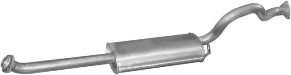 Endschalldämpfer mitte POLMO 14.89