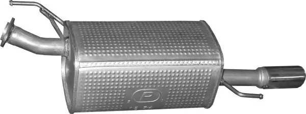 Endschalldämpfer hinten POLMO 15.74