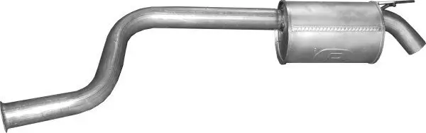 Endschalldämpfer hinten POLMO 21.110