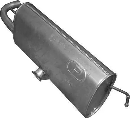 Endschalldämpfer hinten POLMO 25.27
