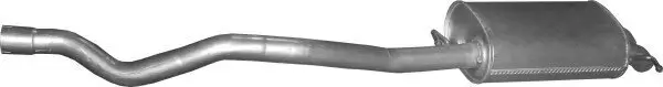 Endschalldämpfer hinten POLMO 30.209