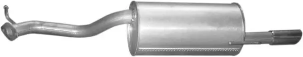 Endschalldämpfer hinten POLMO 46.07